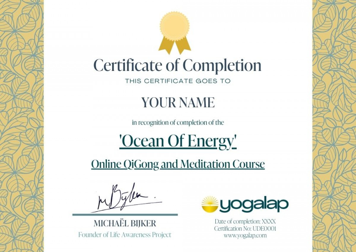 QiGong certification